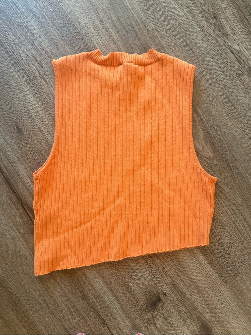 Orange Ribbed Knit Set - Picture 3 of 5